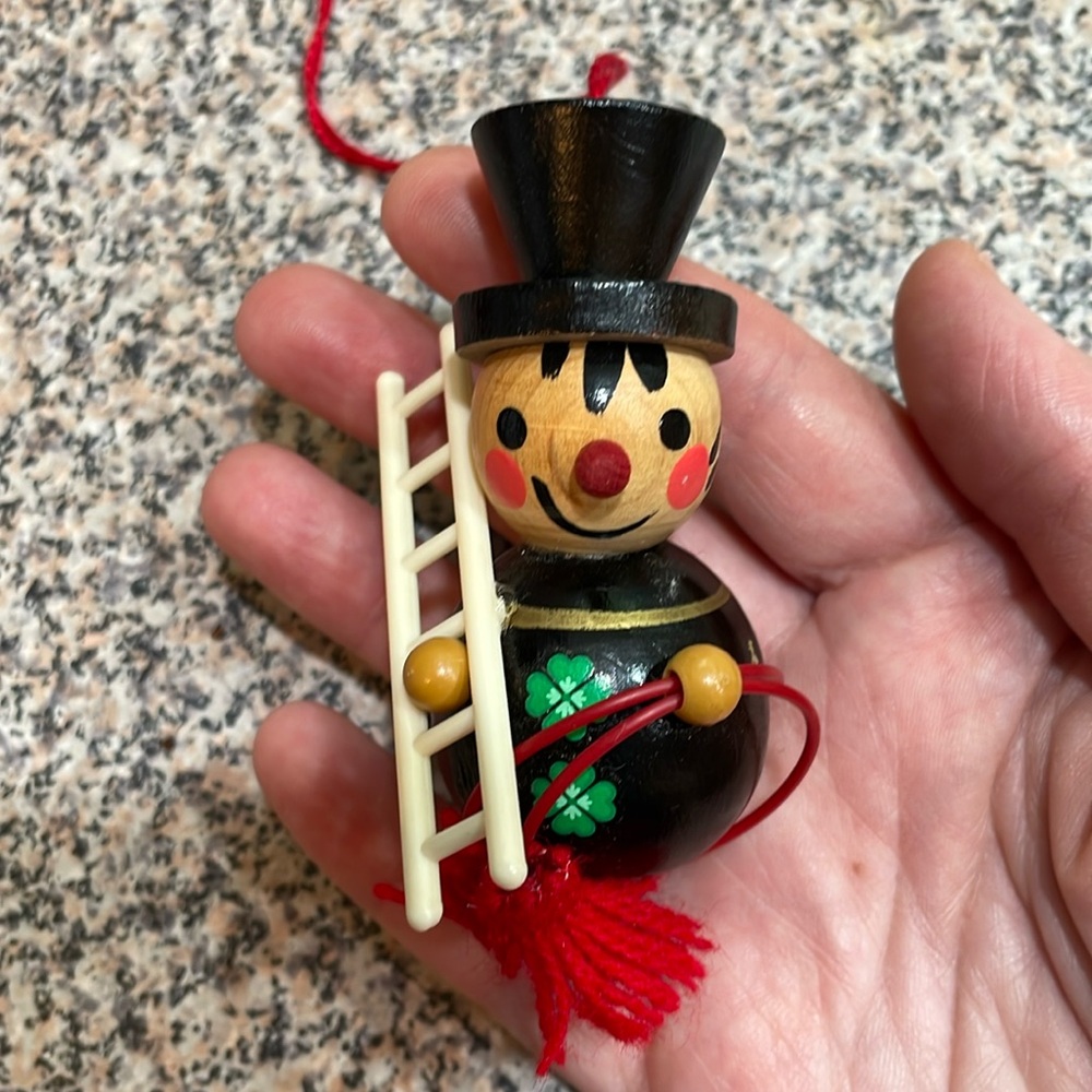 Vintage Steinbach Fireman with Ladder.